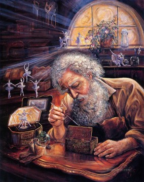 JW cajas musicales mágicas Fantasía Pinturas al óleo
